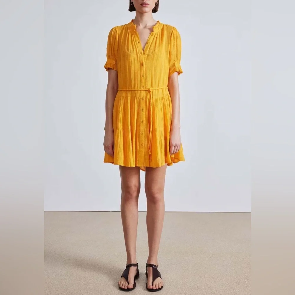 Apiece Apart Las Alturas Dress - Tangelo - Picture 2 of 4